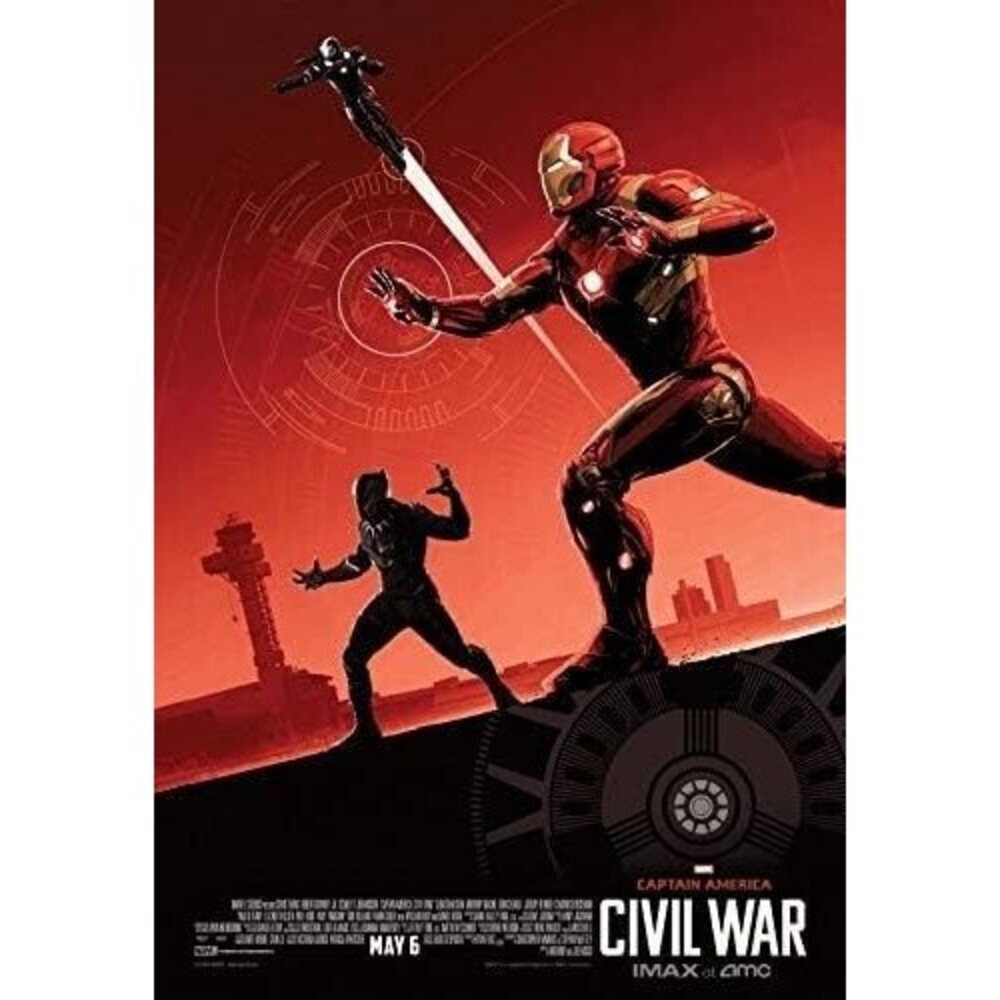 Captain America Civil War AMC IMAX Authentic 9x13 Inch Promo Movie POSTER SS ADV